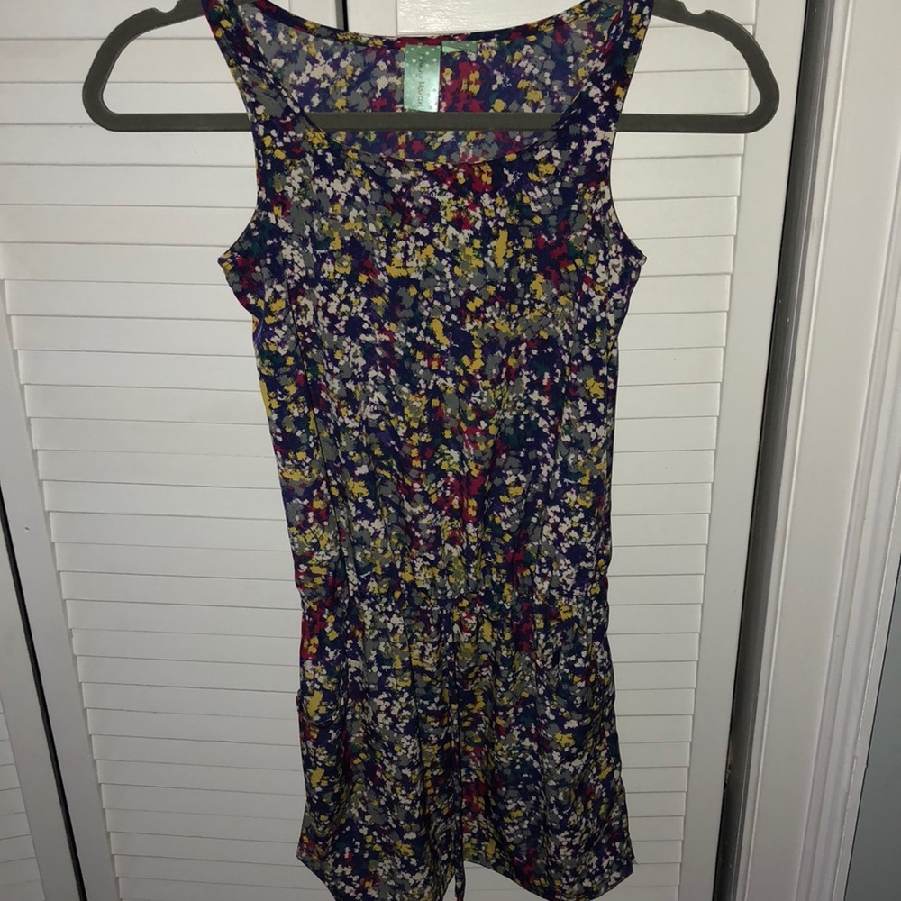 A beautiful floral printed dress